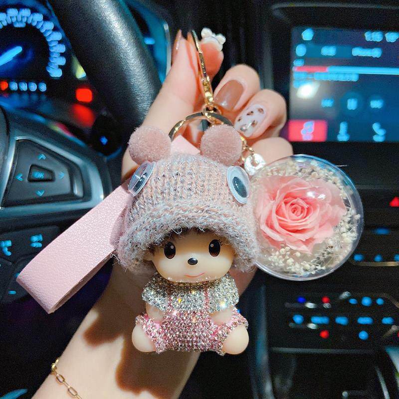 可爱镶钻抱婴袋裤软萌娃娃钥匙扣创意耶诞礼物女精致汽车钥匙炼,汽车用品/电子/清洗/改装,车用钥匙扣,淘宝优惠券,粉丝福利购,淘宝优惠卷