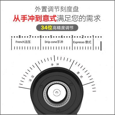 koonan手摇磨豆机 家用意式小型手磨咖啡机 合金手动咖啡豆研磨机