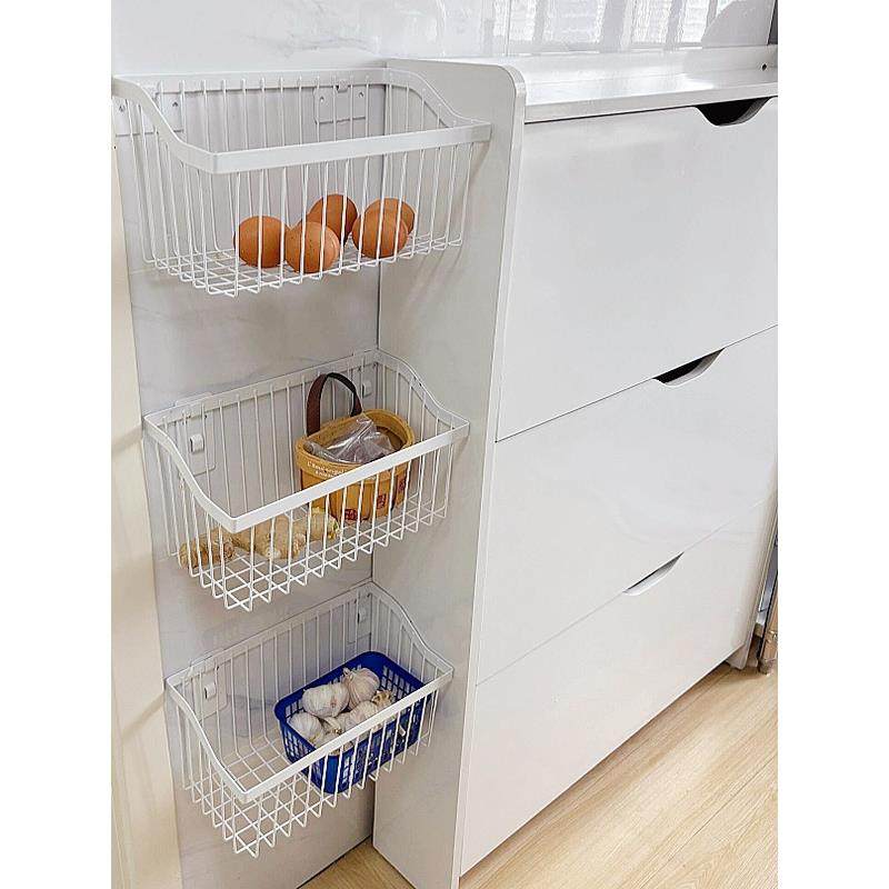 厨房调味料储物架盐调味罐蔬菜篮储物架多功能挂壁免打孔，简洁大,厨房/烹饪用具,厨房置物架/置物柜/角架,淘宝优惠券,粉丝福利购,淘宝优惠卷