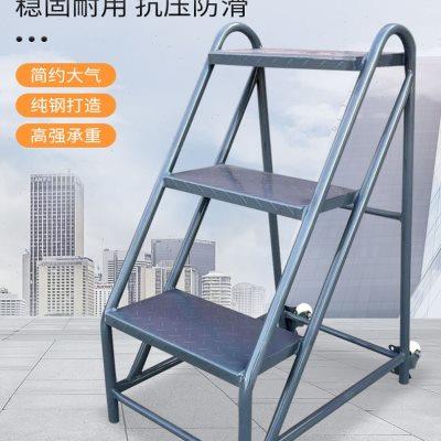 二步梯工业踏步台阶梯两步梯铁楼梯仓库移动登高梯子家用梯