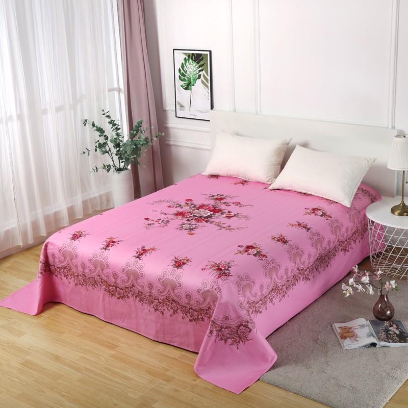 老式床单上海国民纯棉加厚老粗布丝光棉全棉单件被单传统怀旧双人