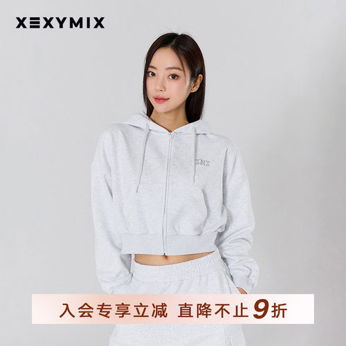 xexymix拉绒开衫外套宽松保暖