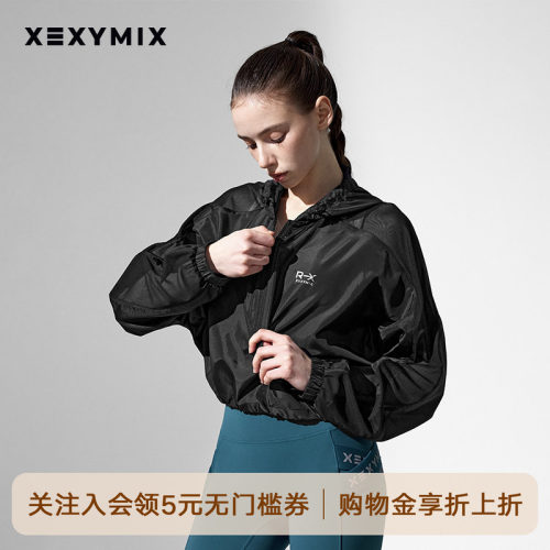 大logo半拉链轻薄套头夹克