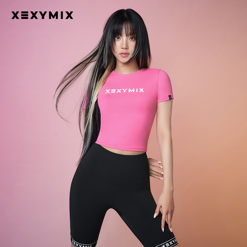 【内容置换】xexymix杰克茜女前胸印花短袖T恤FXAA5203T