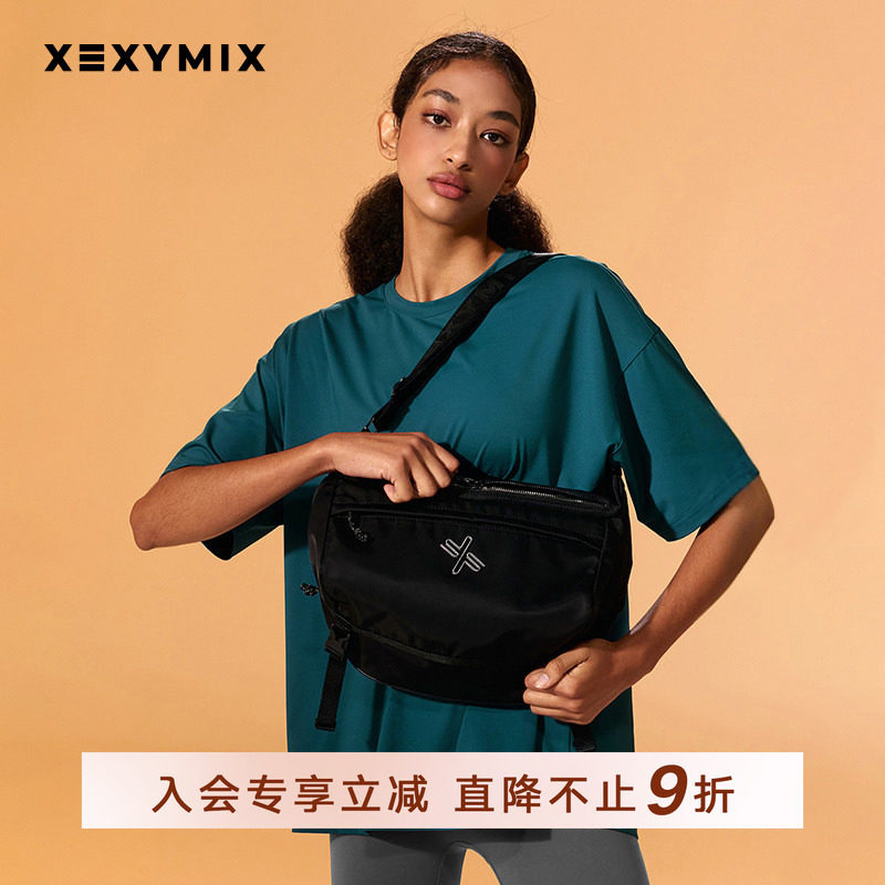 xexymix杰克茜韩国进口骑行腰包单肩斜挎包潮流学生情侣HXEB205M0