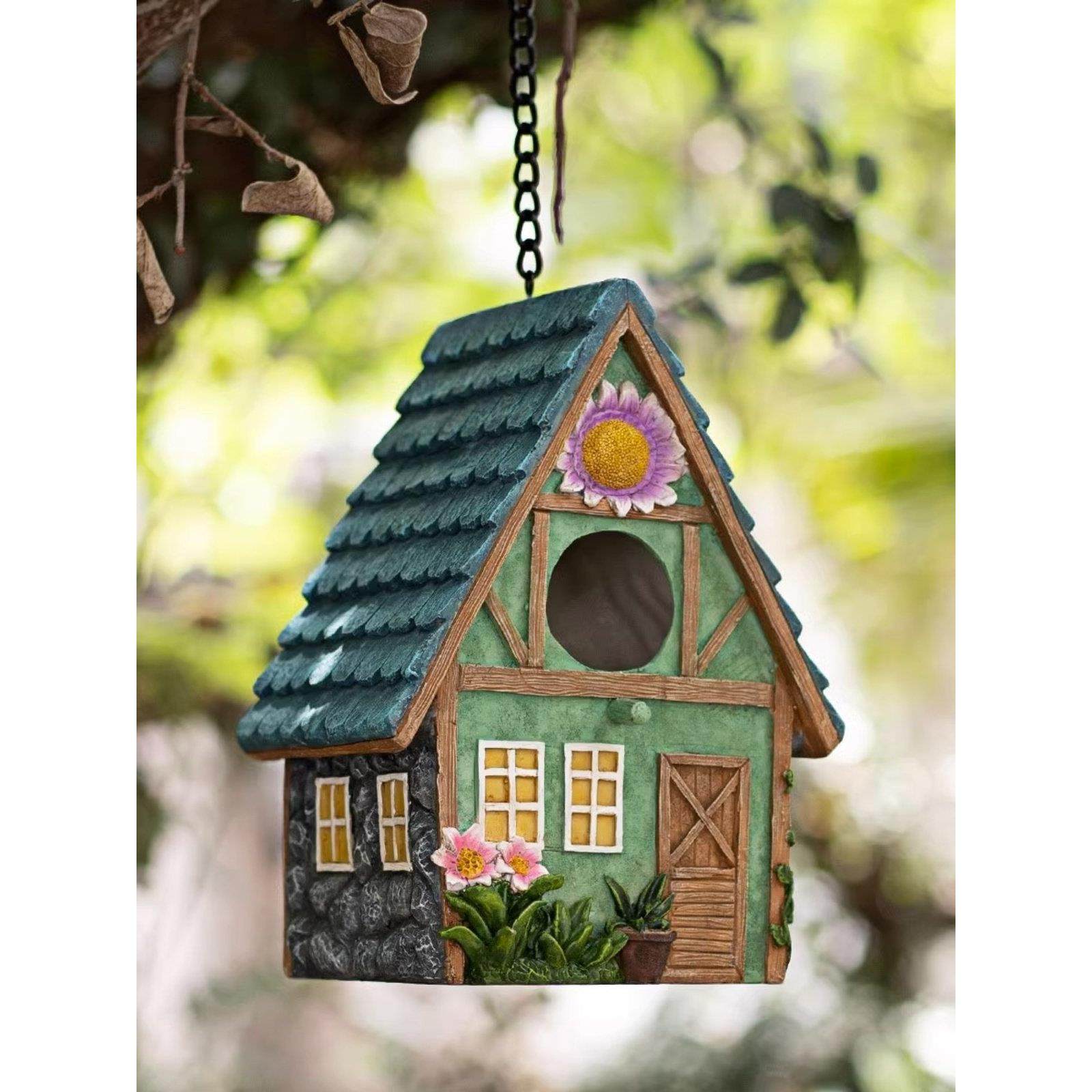 庭院花园布置装饰幼儿园摆件户外小鸟屋房子树挂保暖鸟窝繁殖挂窝,家居饰品,装饰摆件,淘宝优惠券,粉丝福利购,淘宝优惠卷