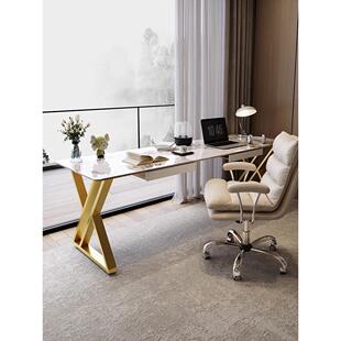 潘多拉岩板长条桌靠墙书桌40cm宽阳台窄长条桌床边工作台办公电脑