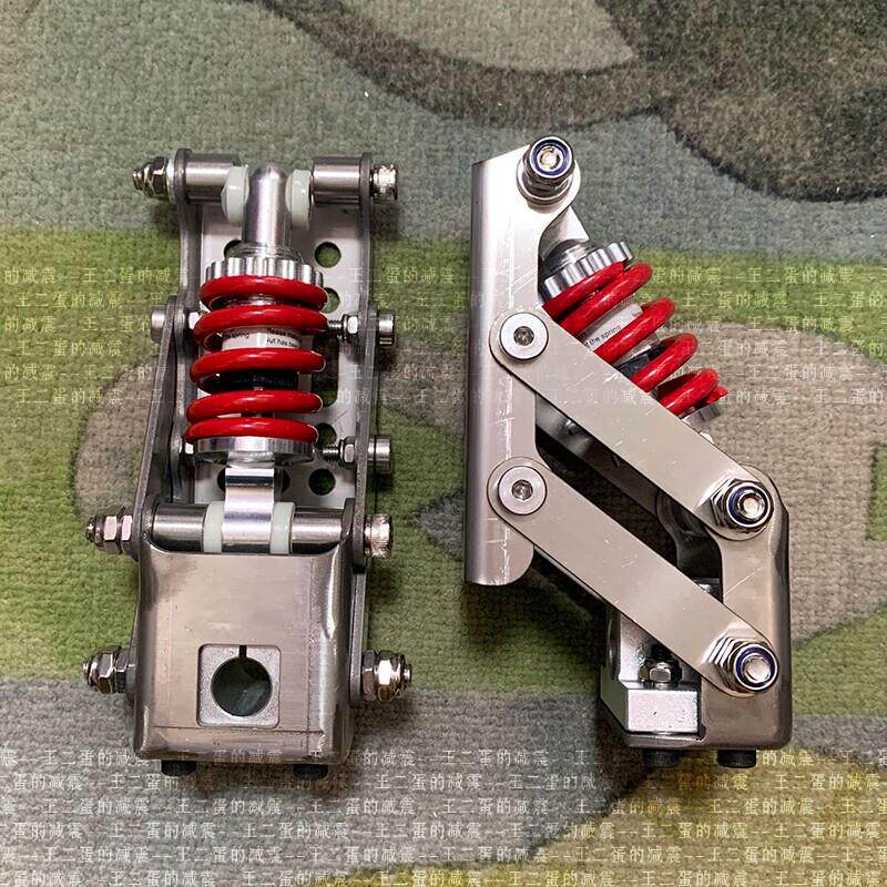 铝挤型材料卡丁车减震器独立悬挂配件全套小型遥控运输车减震摆臂