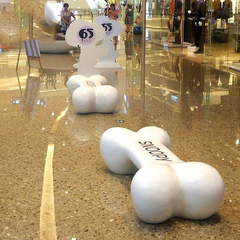 户外骨头造型玻璃钢卡通休闲椅儿童学校商场凳子小狗创意休息座椅,商业/办公家具,休闲椅系列,淘宝优惠券,粉丝福利购,淘宝优惠卷