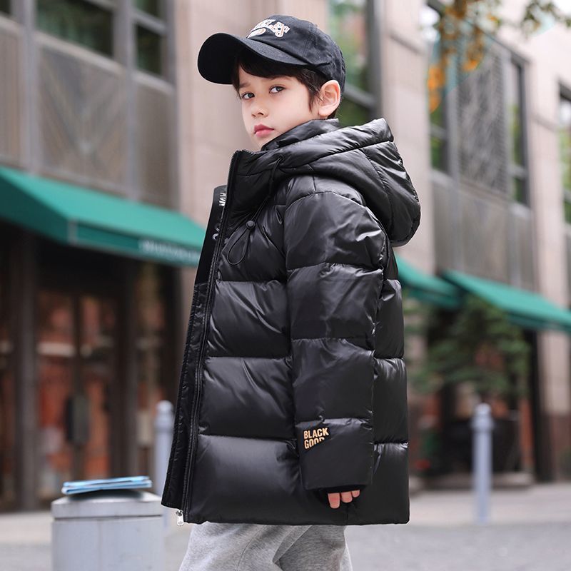 儿童羽绒服冬季时髦鸭绒免洗外套