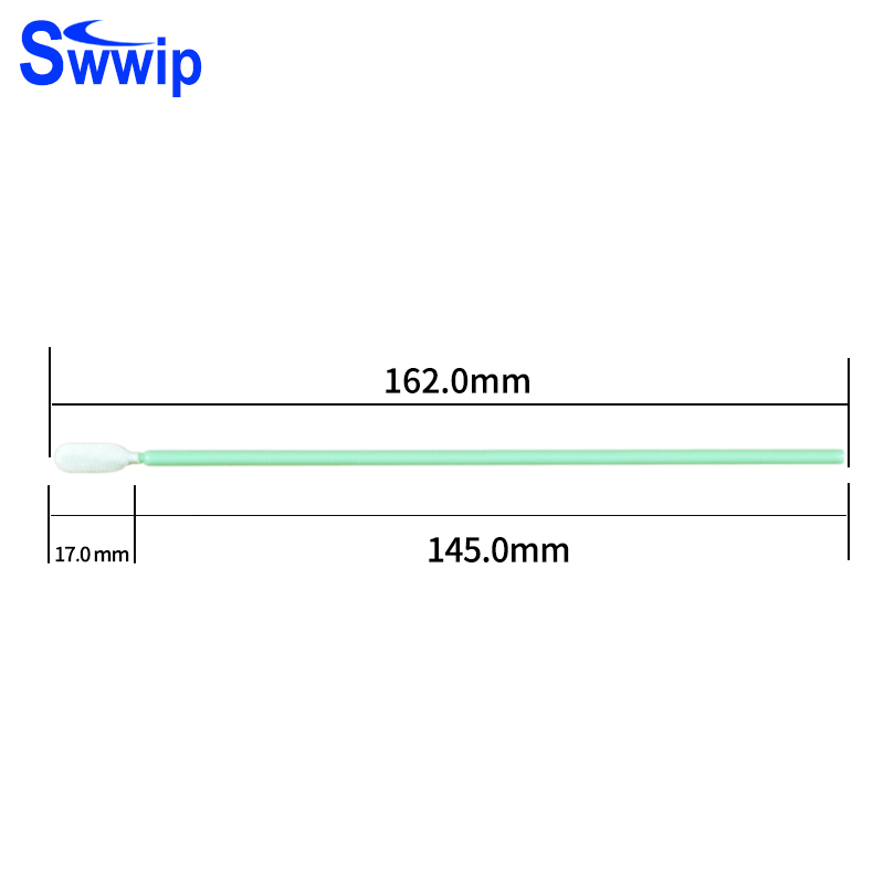 热销净化棉签SW-PS761M超细布头棉签长杆无尘布头擦拭棒棉棒100支