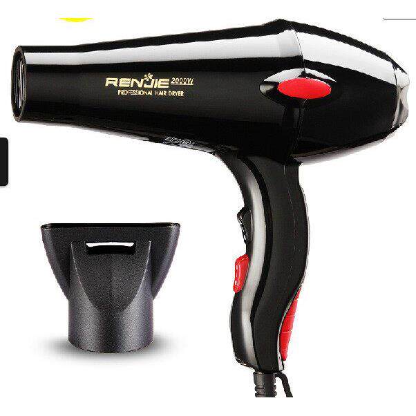 人杰816电吹风大功率冷热风吹风机发廊静音家用专业风筒正品2000W