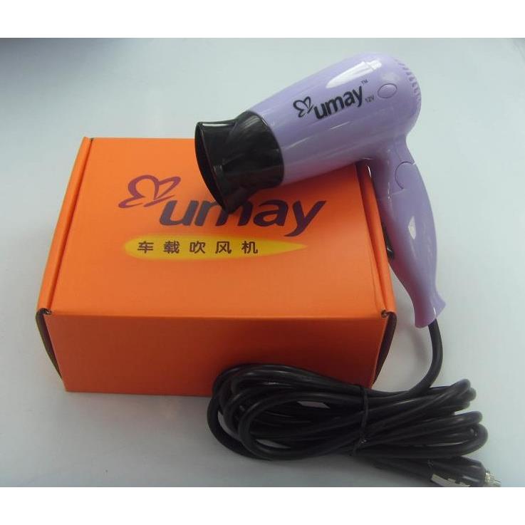 车载电吹风机12V24V电吹风机便携式折叠吹风机汽车用电吹风机风筒
