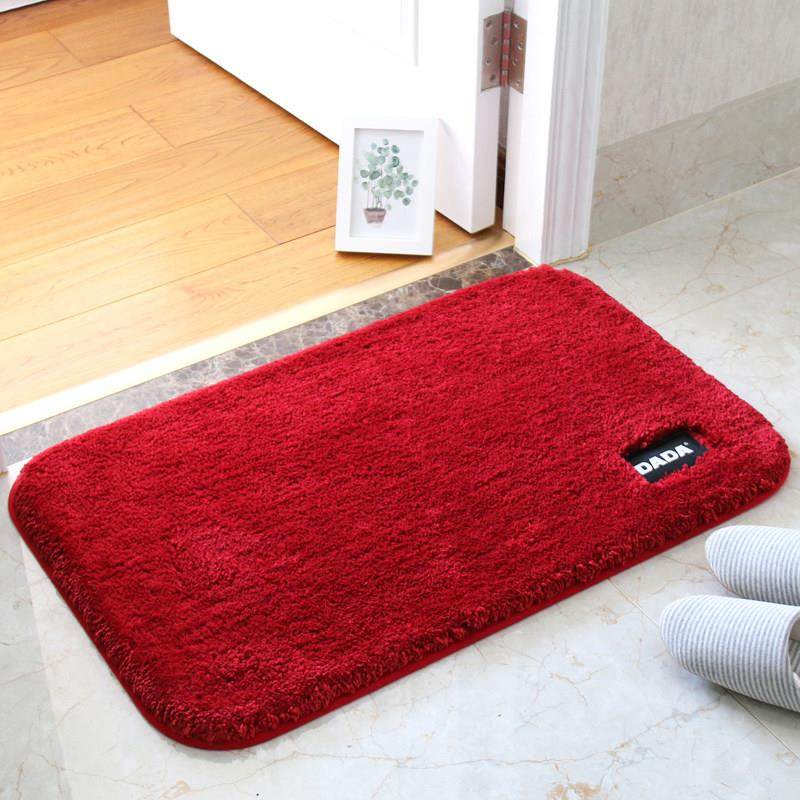 卫生间门口地垫结婚茸绒进门床边地毯家用吸水脚垫门垫浴室防滑垫,居家布艺,家用脚垫,淘宝优惠券,粉丝福利购,淘宝优惠卷