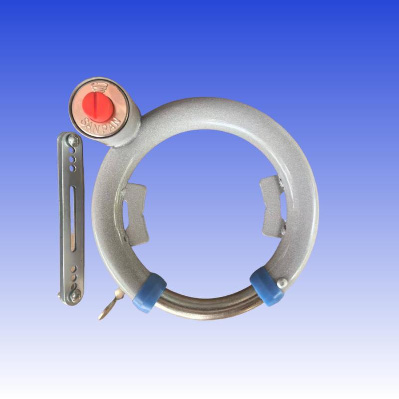 新款密码钢管锁密码马蹄锁三盘固定锁城市单车锁老式自行车锁保险