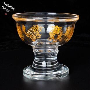 藏式供水杯、玻璃供水碗、水晶供水碗、佛杯、供水杯、彩金八吉