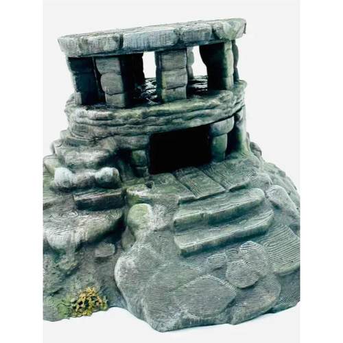 古城石碑遗址昆虫蜘蛛爬行动物宠物饲养箱装饰模型壁虎蜥蜴庇护所