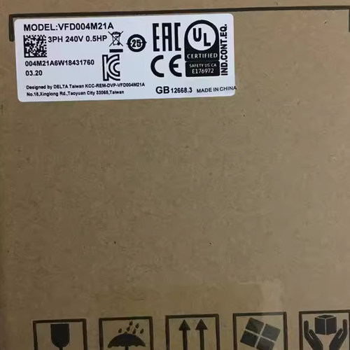台达变频器0.4kw 0.75kw 1.5kw 220v 380v VFD-M VFD015M21A 全新