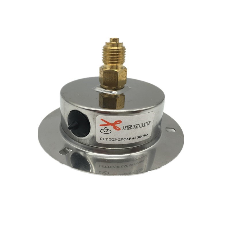 轴向耐震带边真空表YNZ-60ZT -0.1-0/0.3/0.5/0.9/1.5 正负压力表