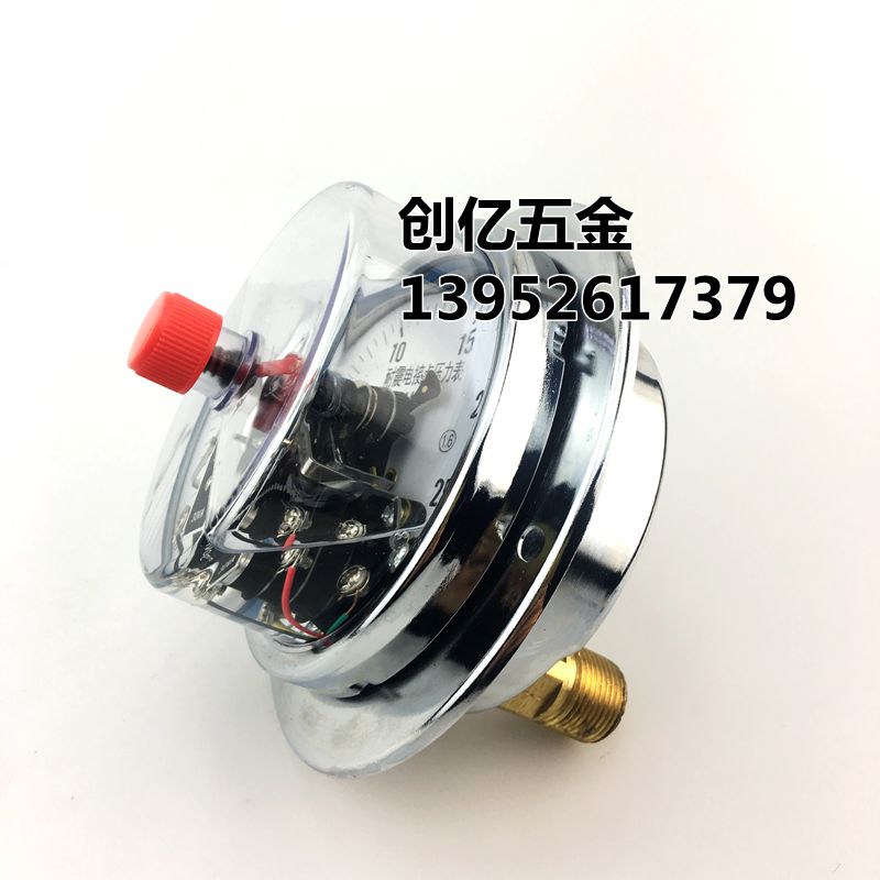 YNXC100ZT轴向磁助式耐震电接点压力表60MPA液压机液表油压表30VA