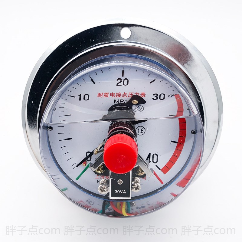 磁助式YNXC100ZT轴向带边0~40MPa耐震电接点压力表380V 30VA液压