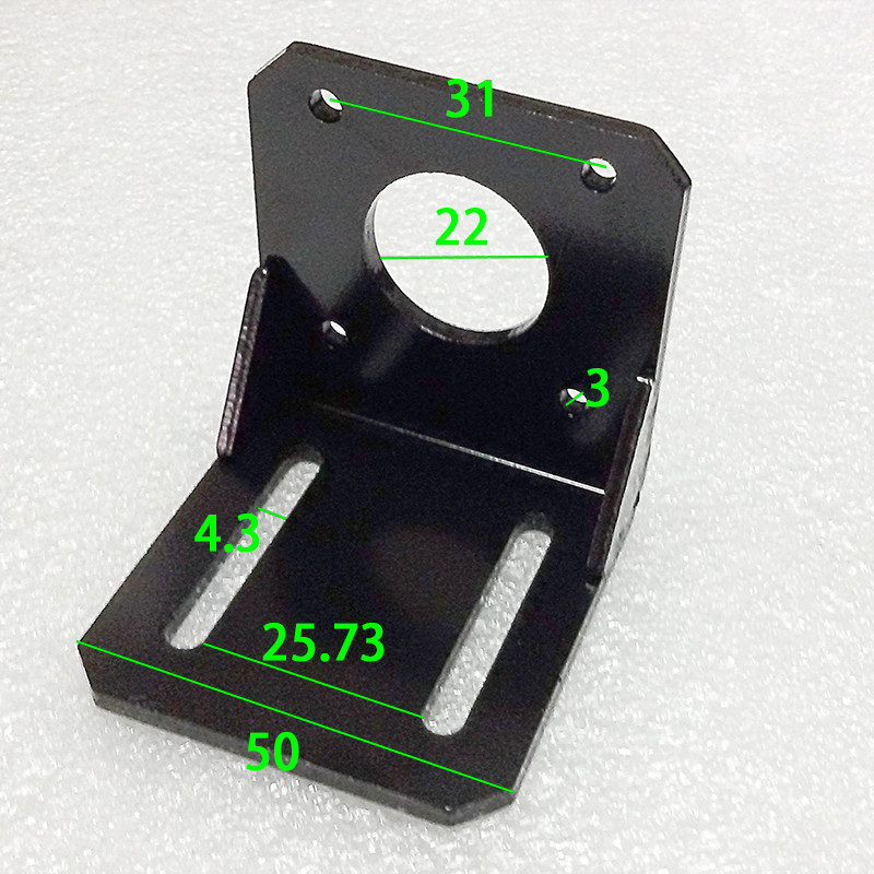 三拓42 57 86步进电机支架固定座子卧式安装架底座NEMA34通用机座