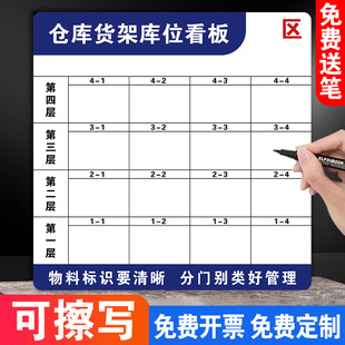 货架看板仓库货架库位标识牌仓库可视化看板先进先出车间管理看板库位标志牌库存状态指示牌提示牌空白看板牌