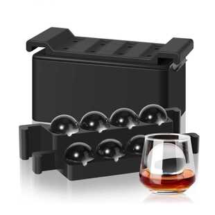 硅胶8格方形冰格硅胶8孔无气泡冰球硅胶圆形冰格制冰器无气泡冰球