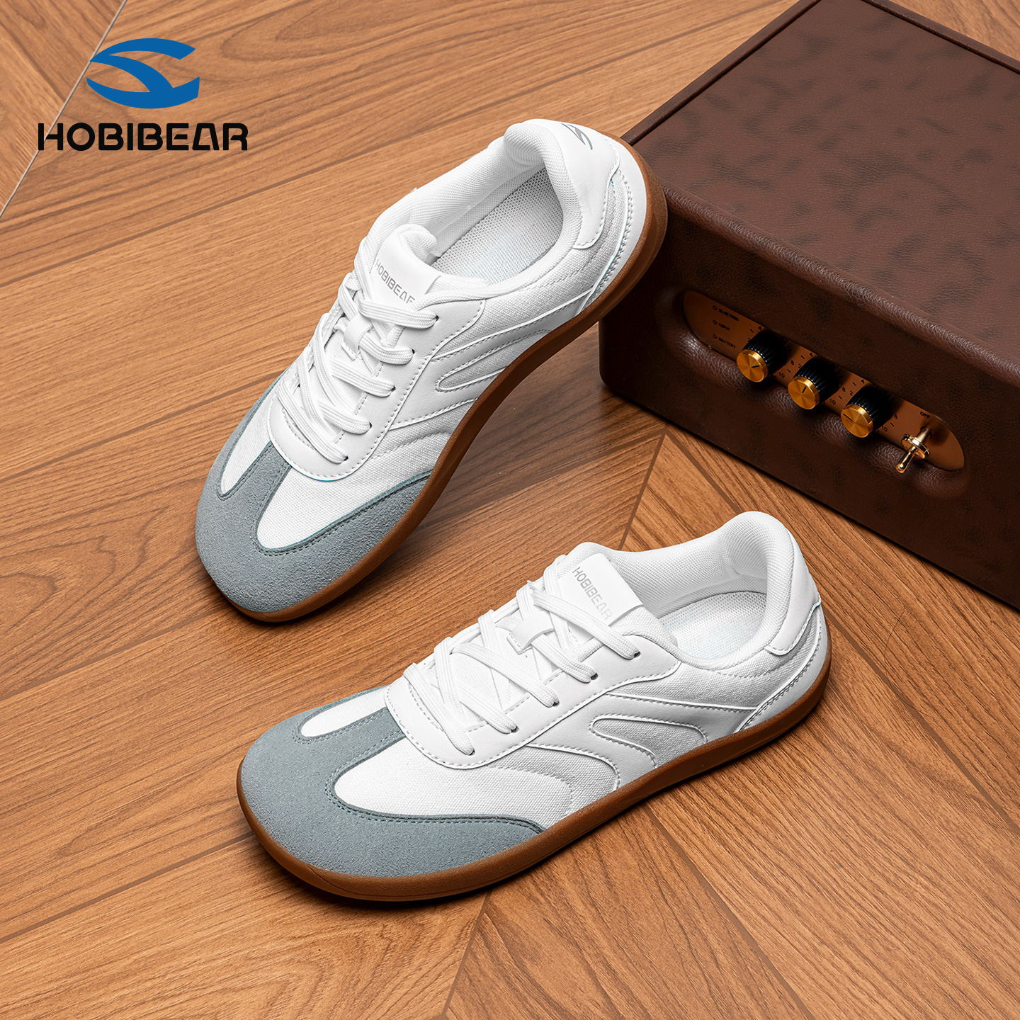 HOBIBEAR德训鞋男女复古低帮宽楦