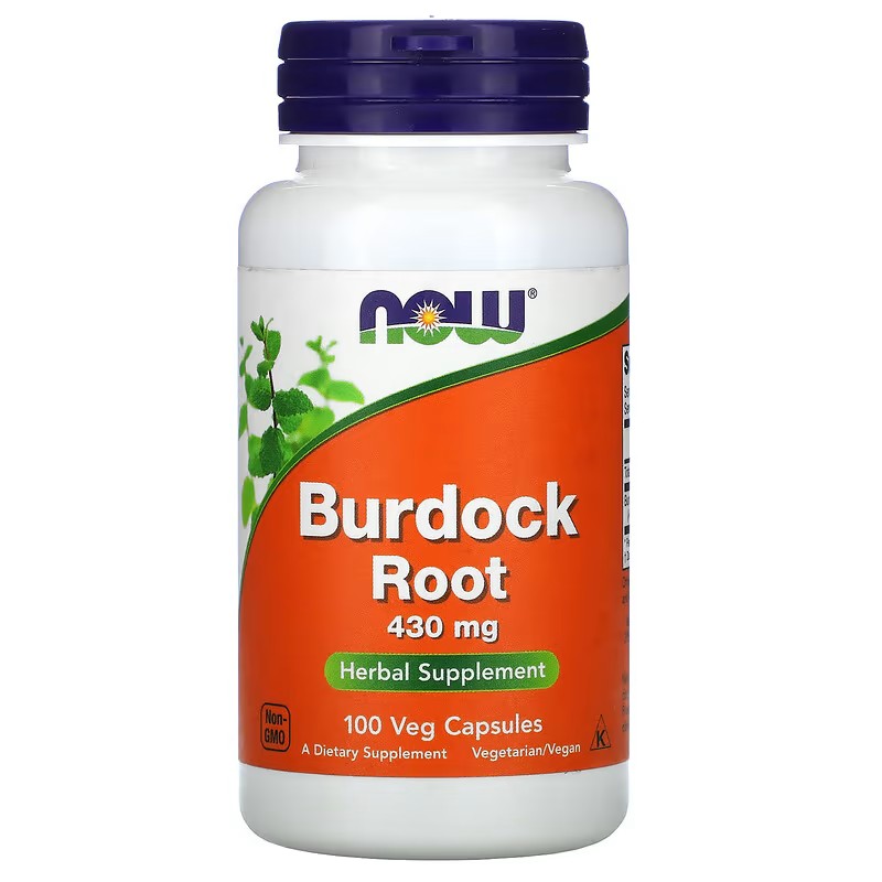 全店清仓美国NOW Foods 诺奥牛蒡素食胶囊Burdock Root 430毫克 1