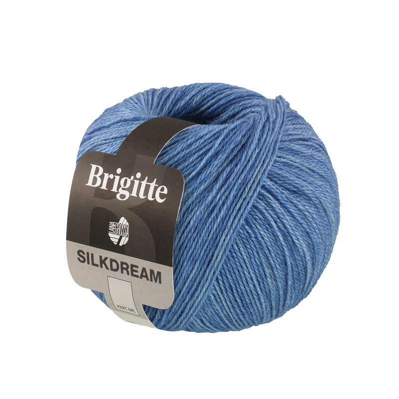Lana Grossa Brigiette Silkdream美利奴羊毛线编织钩diy针材料包