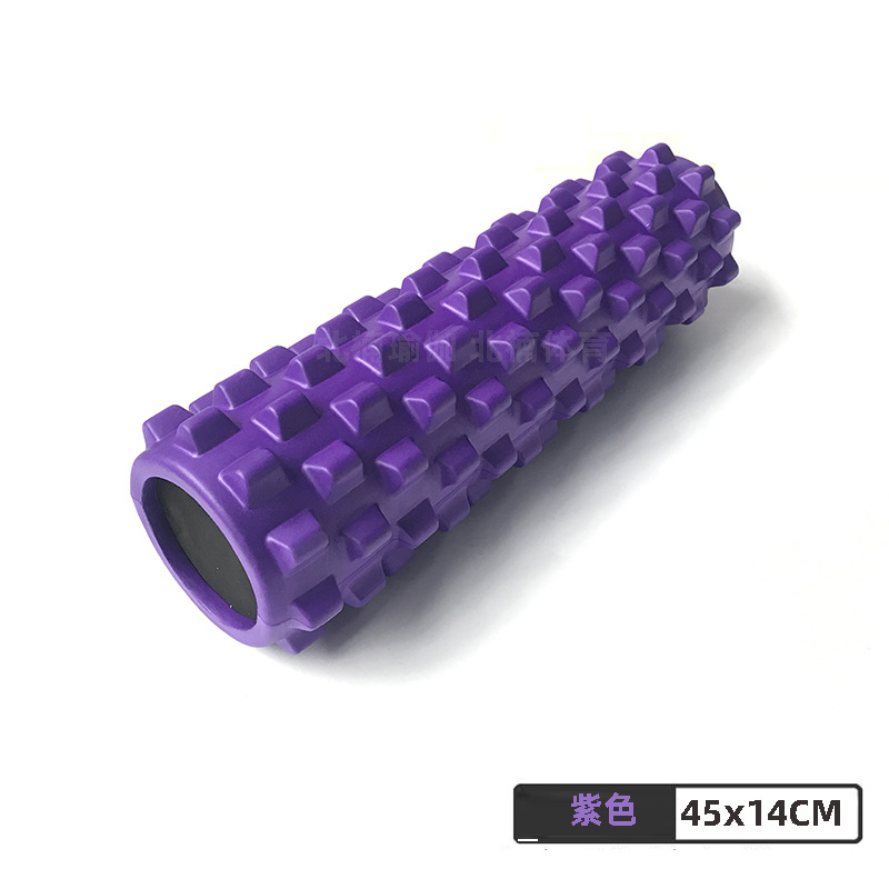 供45*14cm泡沫轴普拉提瑜伽狼牙柱实心瑜伽柱泡沫滚轴琅琊棒器材
