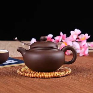 家用可倒立 宜兴大号容量紫砂茶壶纯手工泡茶单壶功夫茶具茶杯套装