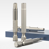 热销内六角批头气动电动螺丝刀头套装 强磁六角超硬工业风批加长批