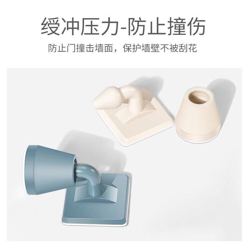 热销门吸静音免打孔硅胶防撞门挡地吸卫生间门碰门家用塑料防撞吸