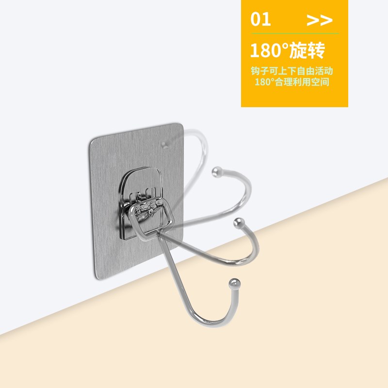 热销无痕钉免打孔挂画神器墙钉婚纱照挂照片相框相册的挂钩墙面免