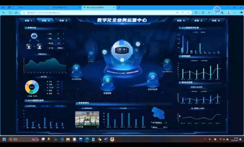 基于vue的企业级高端可视化大屏项目  使用Vue3+Jsx+Threejs