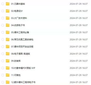 资深电子工程师多年积累的电子资料合集，总体大小7G多