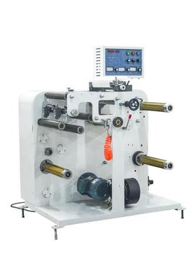 全自动小型不干胶分切机纸吸管贴纸切割裁剪设备厂350AB轴分切机