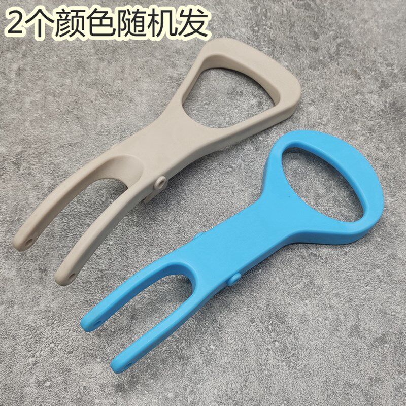 挤水胶棉拖把拉手海绵拖手柄拉环孔距7.5cm塑料配件家用加厚包邮