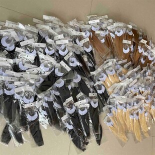 发条美发真发发束发片染色测试发片理发学员专用染发练习毛条色板