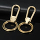 黄铜钥扣简约手工铜钥匙扣快挂腰挂锁钥匙链男女士汽车礼品钥匙圈