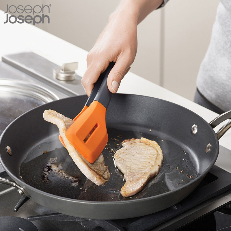 英国Joseph烧烤夹煎牛排夹子厨房食品夹宽头面包夹防烫手食物夹
