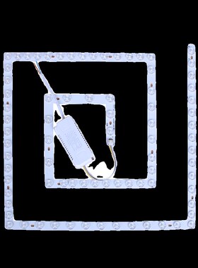 方形灯芯对角49cm适用53cm灯led底盘护眼客厅灯片卧室灯替换光源