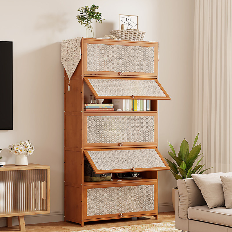 实木床头书柜客厅靠墙防尘展示柜夹缝楼梯下储物柜带玻璃门收纳柜,住宅家具,单个书柜,淘宝优惠券,粉丝福利购,淘宝优惠卷