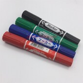 包邮 绿色记号笔 粗细箱头笔 红蓝黑色油性笔 150大双头记号笔