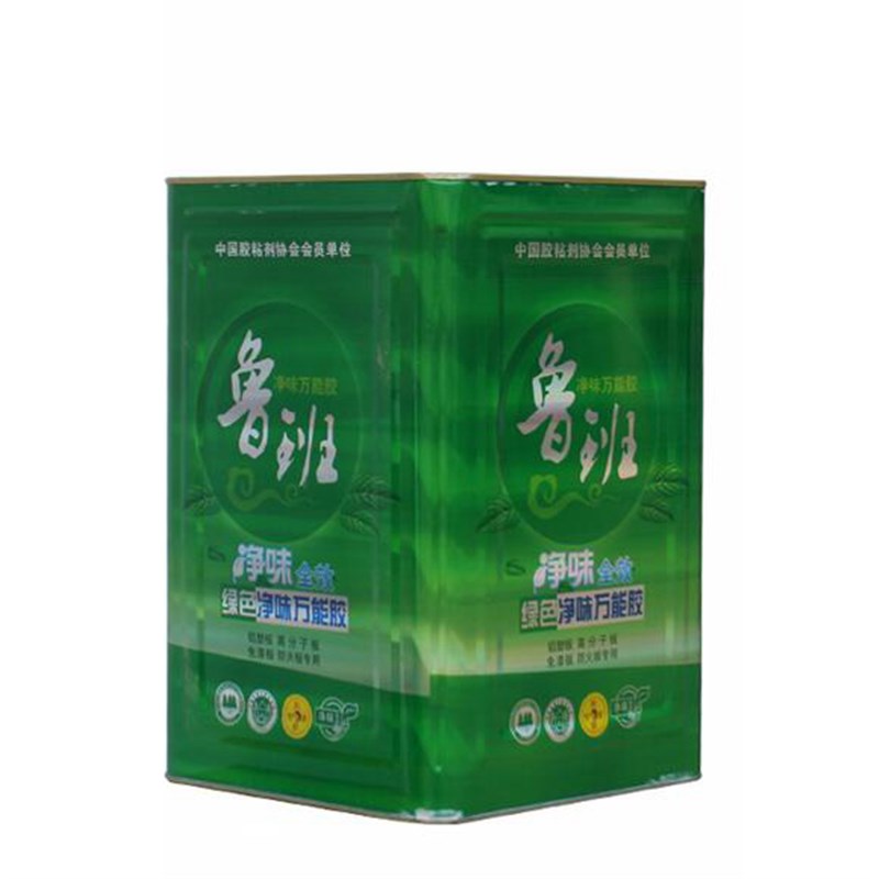 鲁班环保净味万能胶10/6/2公斤大桶装强力胶草坪胶通用防水胶粘剂