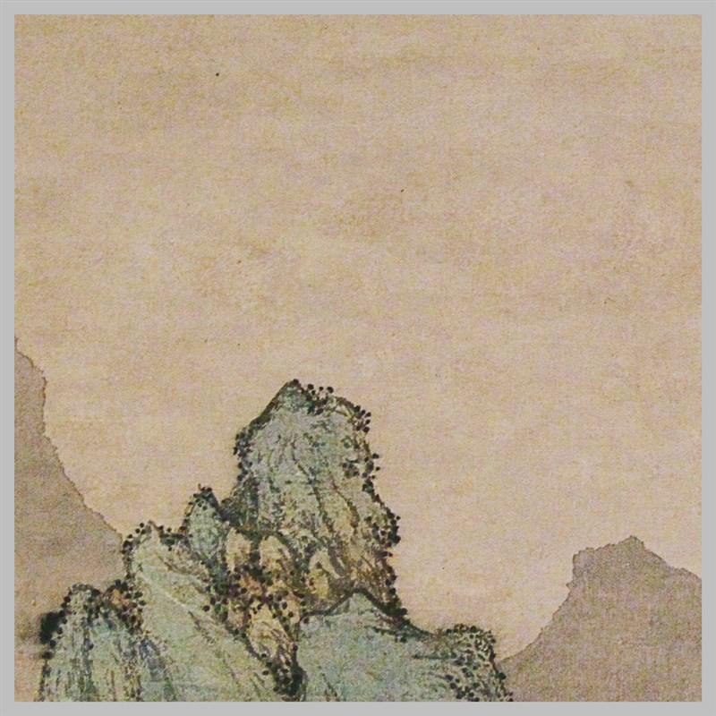 明 文徵明 万壑争流图 古山水风景人物国画 高清  艺术喷绘