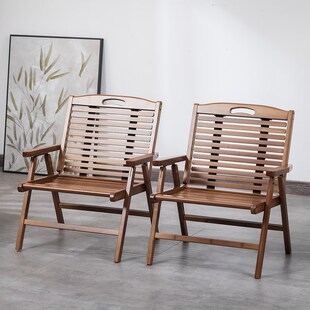 可折叠椅子家用靠背椅户外阳台休闲椅民宿酒店餐厅餐椅小凳子楠竹