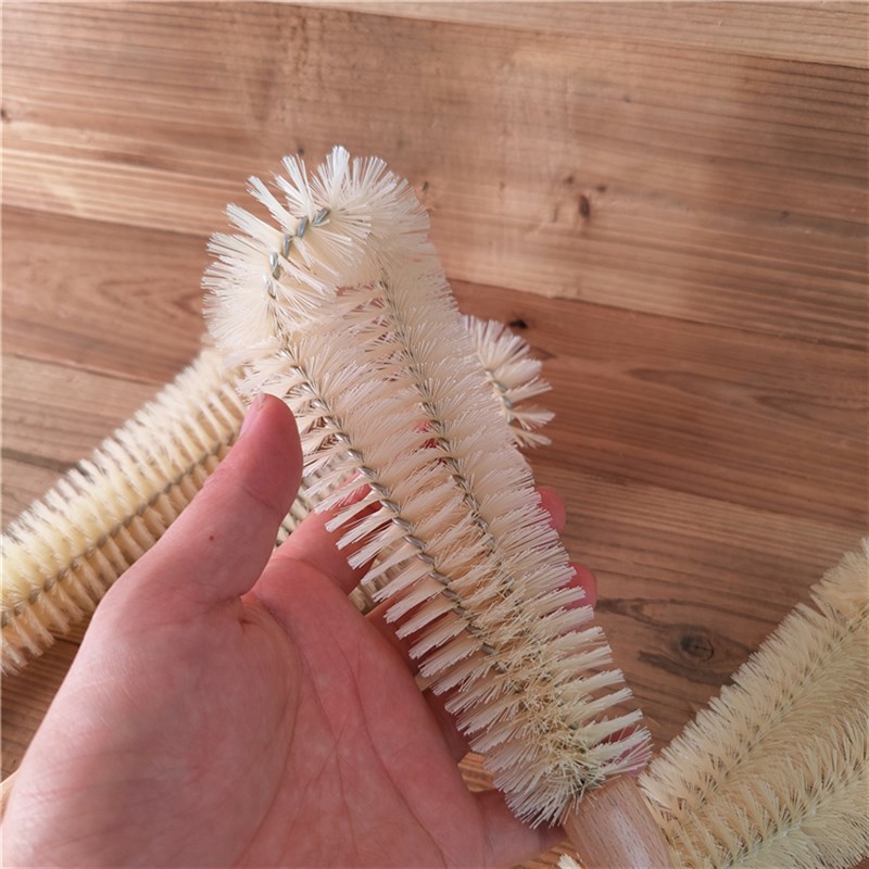 出口岛国!质感榉木!无死角清洁!多功能实木杯刷保温杯子刷壶刷